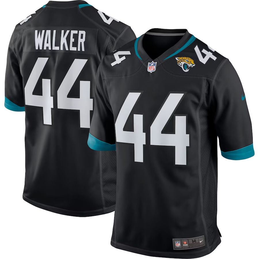 Men Jacksonville Jaguars 44 Travon Walker Nike Black Player Game NFL Jersey
